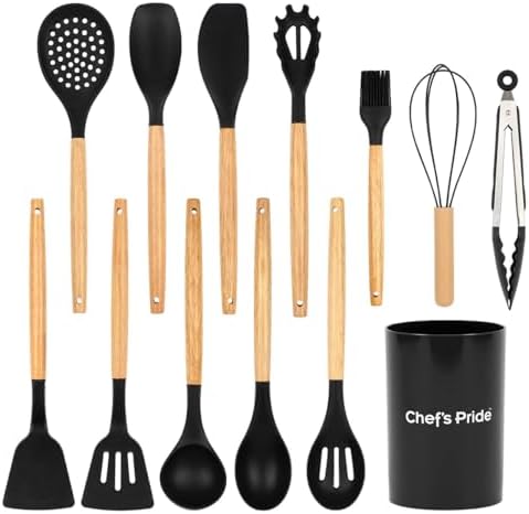 13-Pc. Silicone Utensil Set with Holder
