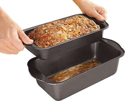 2 Pc. Lowfat Nonstick Meatloaf Pan, Bakeware & Cookware