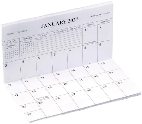 2 Year Planner Calendar Refill - Pocket Sized Calendar Insert - Ideal