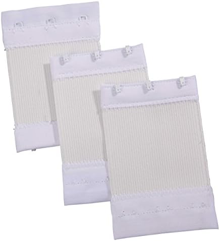 3" Bra Extenders, White