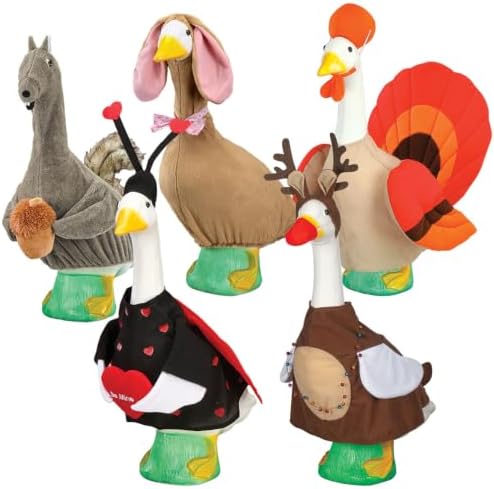 All-Season Favorite Animals Large Goose Outfit Bundle