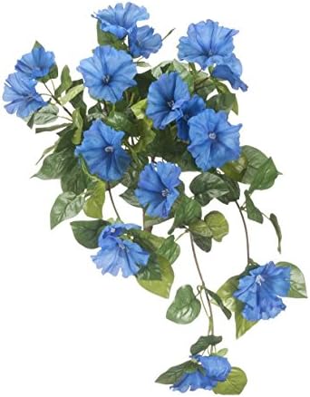 Artificial Petunia Hanging Stem - Indigo