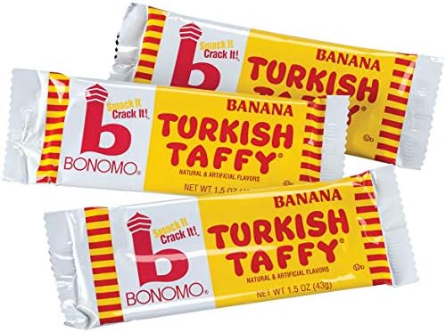 Bonomo Turkish Taffy, Banana, set of 3