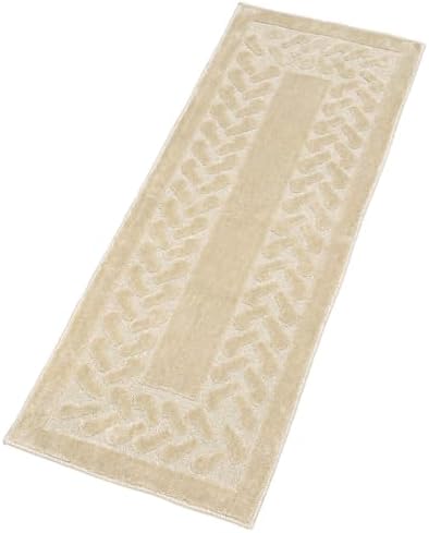 Chevron Rug, Olefin with Non-Skid Latex Backing, Sand