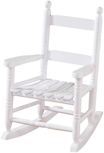 Child s White Rocking Chair - Solid Hardwood