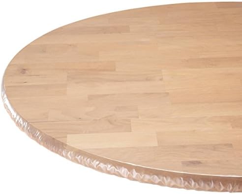 Clear Vinyl Elasticized Table Cover 40" - 44" Dia. Round