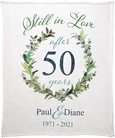 Custom Anniversary Throw