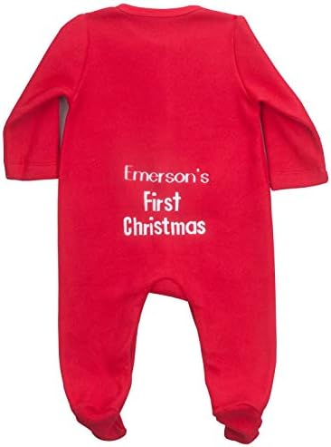 Custom Baby's First Christmas Long Johns
