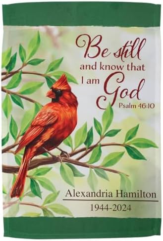 Custom Cardinal Memorial Garden Flag