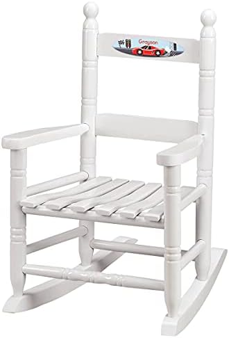 Custom Childrens Rocking Chair, Racecar