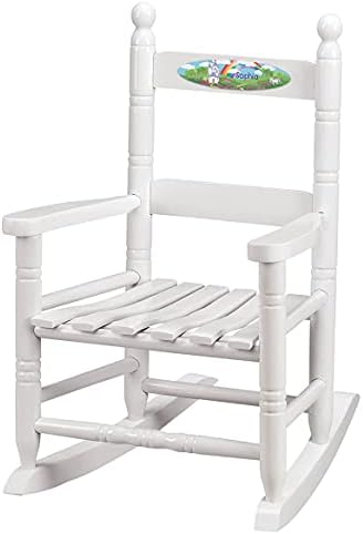 Custom Childrens Rocking Chair, White