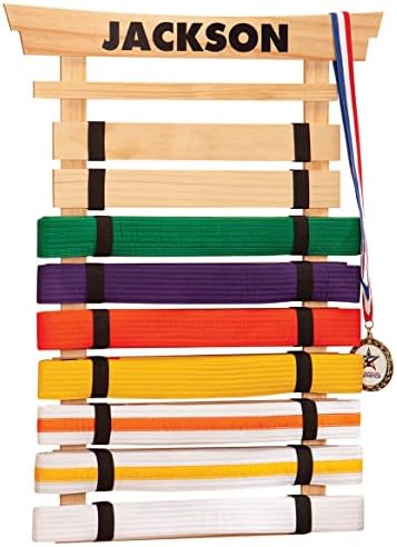 Custom Deluxe Karate Belt Rack