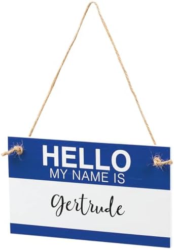 Custom Hello My Name is Goose Sign