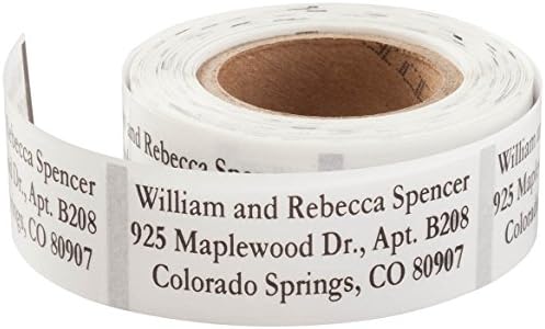 Custom Large Print Address Labels - Set of 200 - Clear