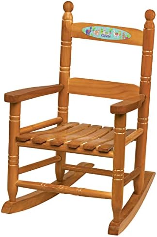 Custom Llama-Themed Children's Rocking Chair