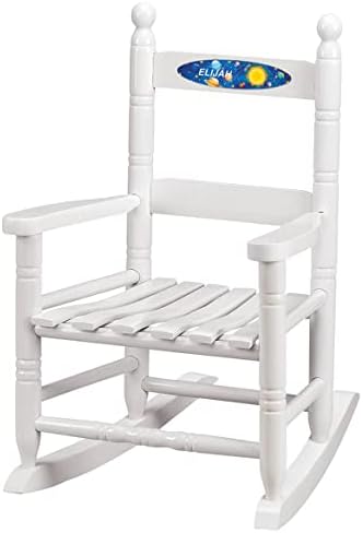 Custom Space-Themed Children's Rocking Chair