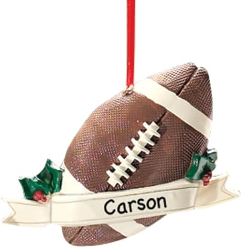 Custom Sports Football Ornament