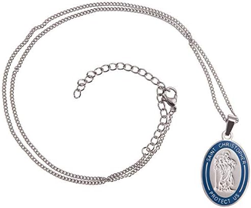 Custom St. Christopher Medallion Necklace