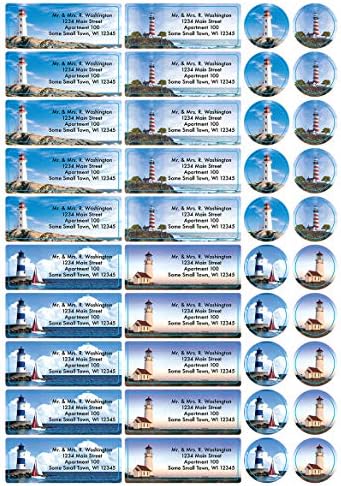 Custom Tranquil Lighthouses Labels and Seals 60