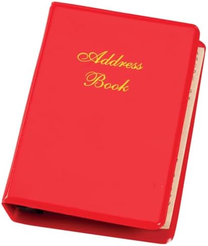 Desktop Address Book, Red