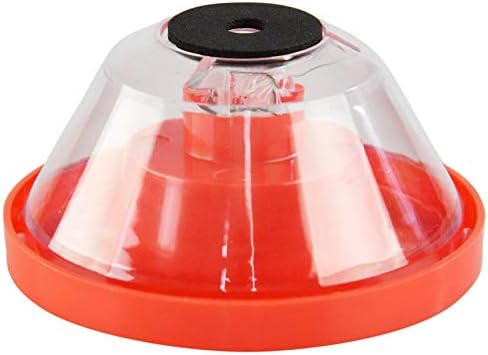 Drill Dust Collector, Drill Bit Attachment (4-10 Millimeters), Dust Catcher, Tool Accessory - Red- 3 ½" D x 2" H