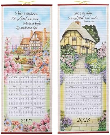 Dual-Sided 2 Year Scroll Calendar