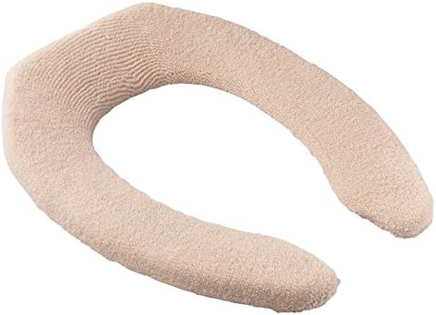 Elongated Toilet Seat Cover, Tan