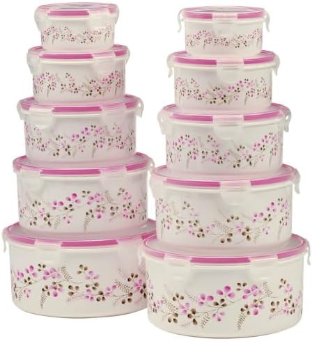 Food Storage Containers (Floral Design)