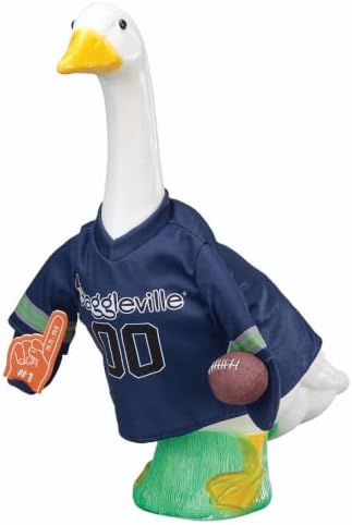 Football Jersey Large Goose Outfit, Blue/Lime/Gray