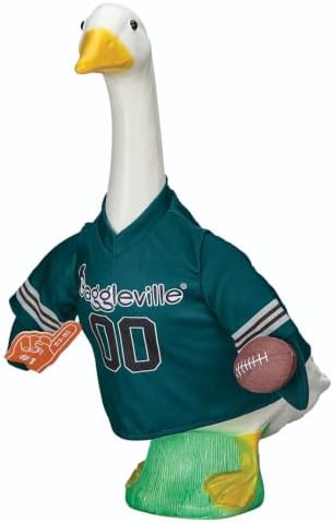 Football Jersey Large Goose Outfit, Dark Turquoise/Silver/Black