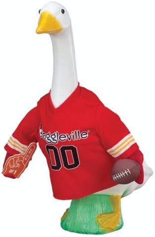 Football Jersey Large Goose Outfit, Red/White/Yellow