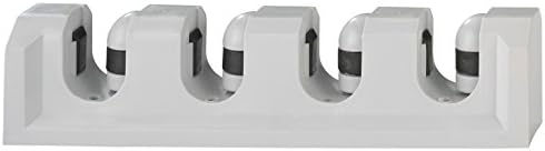 Four Slot Wall-Grip Hanging Organizer for Long Handle Cleaning Tools