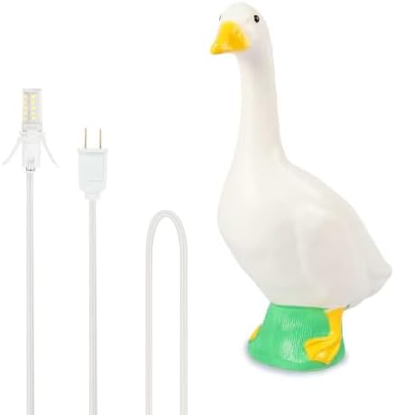 GaggleGlow Porch Goose Lighted Large 23"H Goose Statue