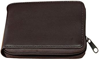 Genuine Leather Wallet, Zipper Closure - Measures 9 1/2"