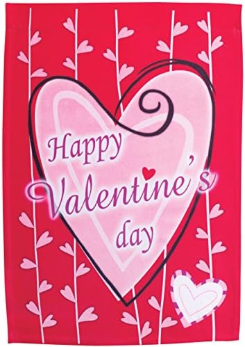 Happy Valentine s Day Garden Flag, Mini Banner 15 -High x