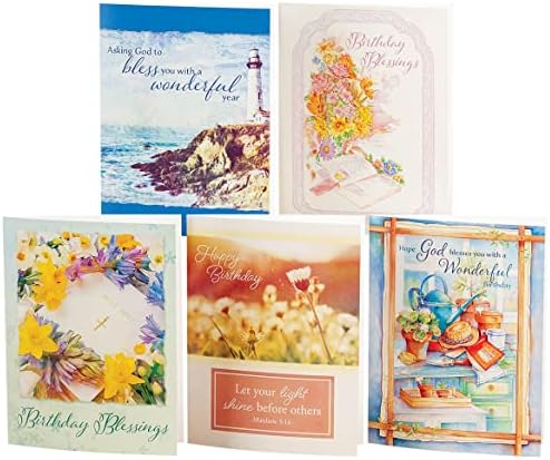 Holiday Peak Christian Birthday Card Variety Pack
