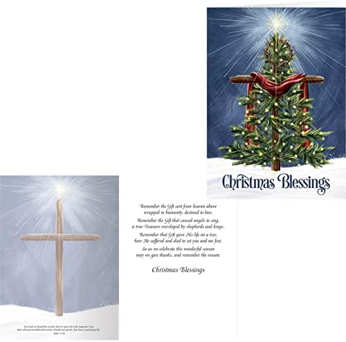 Holiday Peak Heaven's Gift Christmas Card Set of 20, Religious