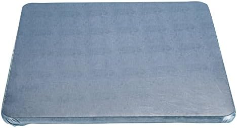 Illusion Weave Vinyl Elasticized Banquet Table Cover by HSK - 36" Square