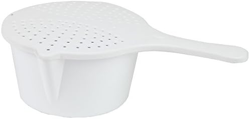 Microwave Cooking Pot with Strainer Lid - Microwave Steamer for Vegetables with Perforated Lid and Pouring Spout - Convenient, BPA-free Microwave Cookware for Macaroni and Vegetables