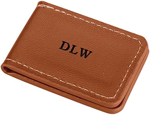 Pers Wide Leather Money Clip