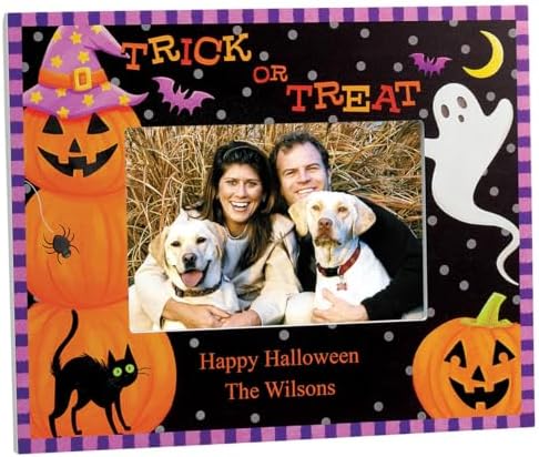 Personalized Trick or Treat Halloween Frame