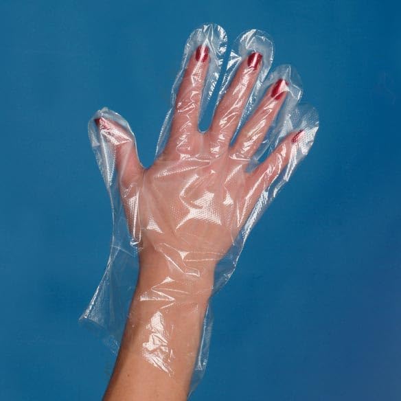 Plastic Gloves, Pack of 100, Household Safety