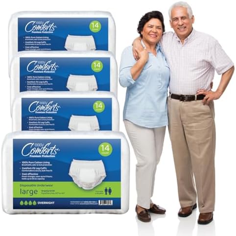 Premium Protection Absorbent Underwear for Seniors