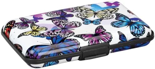 Printed Rfid Aluminum Card Case, Butterfly