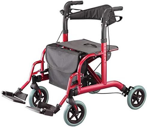 Rollator and Transport Chair Combo