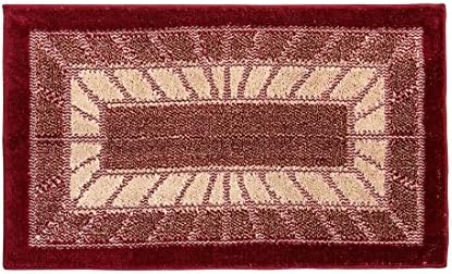 Starburst Rug, Burgundy