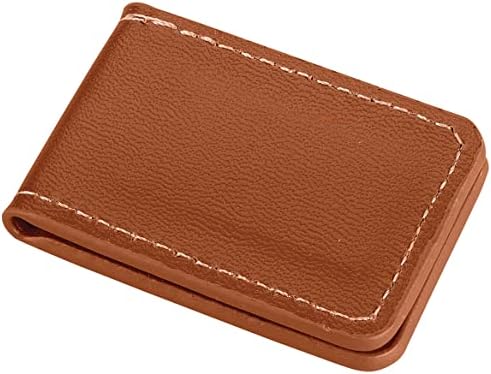 Wide Leather Money Clip