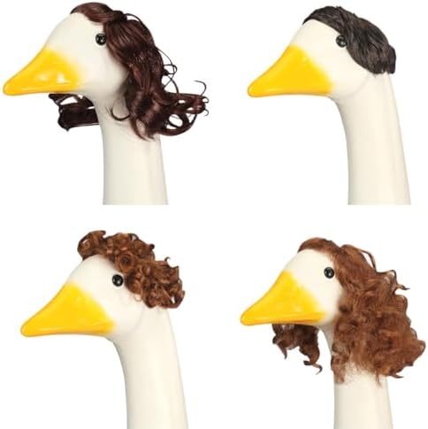 Wigs for Large Goose , Set of 4