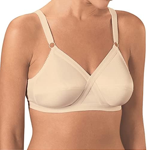 Women's Wireless Cross and Shape Bra, 2-Pack, Beige